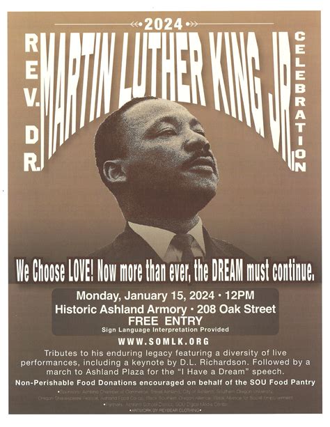 The Southern Oregon Rev. Dr. Martin Luther King, Jr. 2024 Holiday Celebration - Black Southern ...