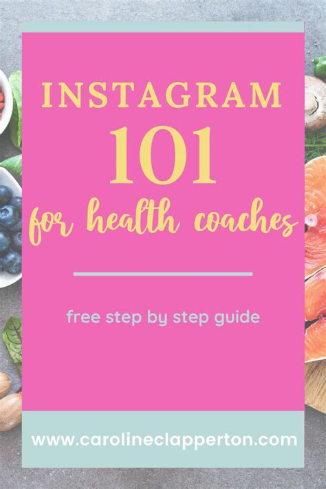 Instagram 101 for Health Coaches | Health coach marketing, Health coach ...