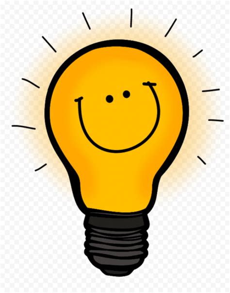 HD Cartoon Light Bulb Character PNG | Citypng