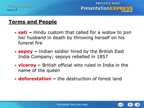 PPT - Understand the causes and effects of the Sepoy Rebellion. Explain how British rule ...