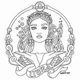 Zodiac Signs Colouring Coloring Page  Nation sketch template