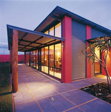 Verandah House Designs, Skillion Alfresco Home Designs | The Rivergum | House design, Modern ...