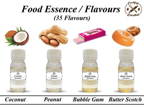 Food Essence 34 Flavours (Imported) - Cooking Essentials