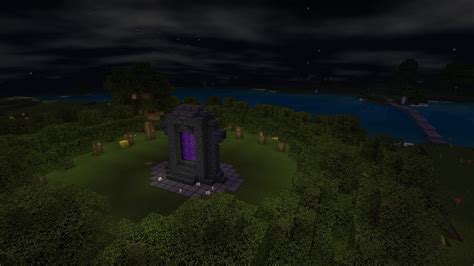 Nether Portal on my survival realm : Minecraftbuilds