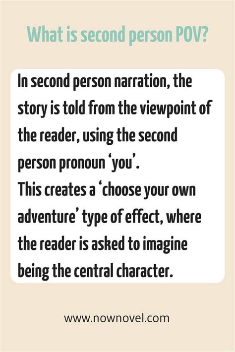 Writing In Second Person Examples - slideshare