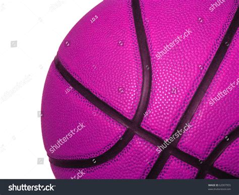 Pink Basketball With White Background And Space For Text Stock Photo 62007955 : Shutterstock