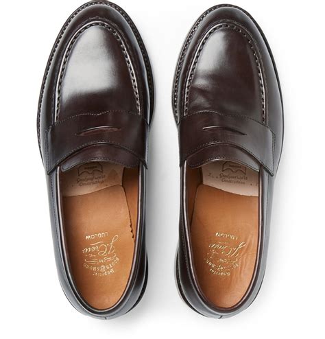 J.Crew Ludlow Leather Penny Loafers in Brown for Men - Lyst