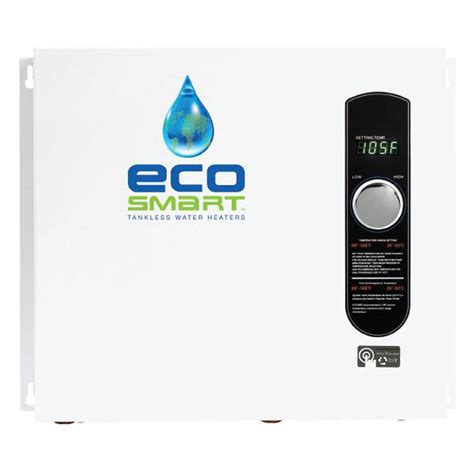 EcoSmart 36 kW 240-Volt Self-Modulating 6 GPM Electric Tankless Water ...