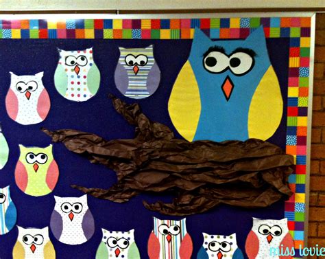 Miss Lovie: Owl Bulletin Board and Scallop Bunting Tutorial