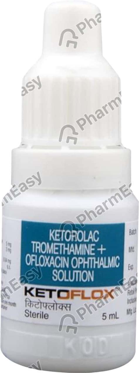 Buy Ketoflox Eye Drops 5ml Online at Flat 15% OFF | PharmEasy