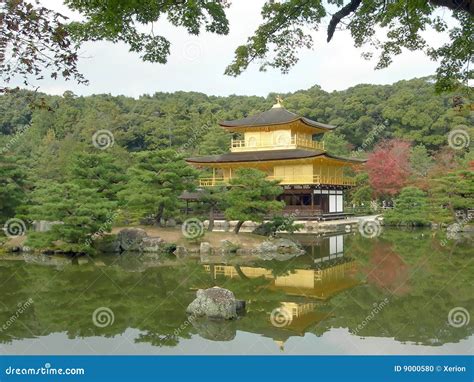 The Golden Pavilion stock photo. Image of prefecture, asia - 9000580