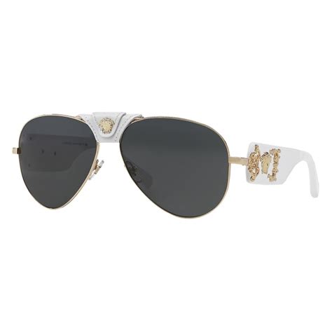 Versace - Sunglasses Baroque - White - Sunglasses - Versace Eyewear ...