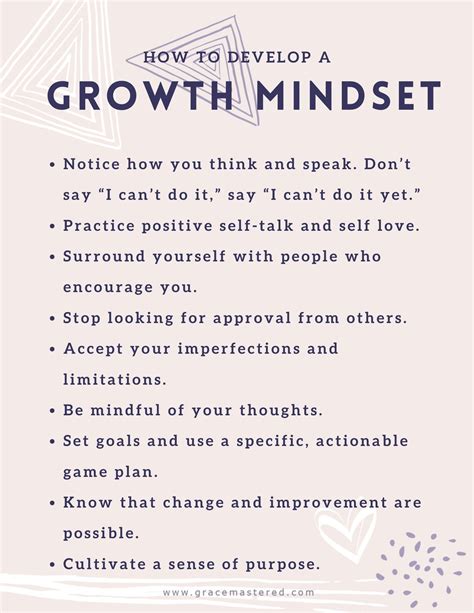 31 Growth Mindset Examples you can easily implement - Grace Mastered