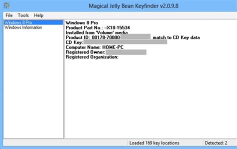 Magical Jelly Bean Keyfinder Windows 10