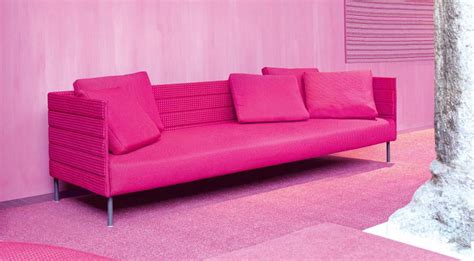 Pink Patio Sofa from Luminaire