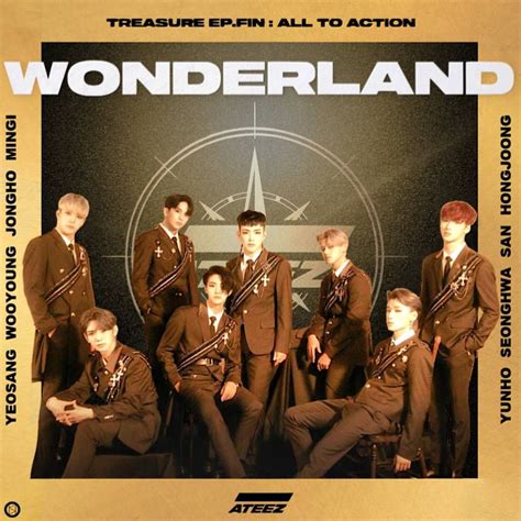 ATEEZ - Wonderland Album cover by souheima on DeviantArt | Portadas de discos, Diseño portada de ...