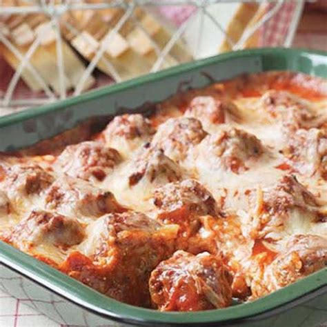 Meatball And Noodle Baked Casserole | Just A Pinch Recipes