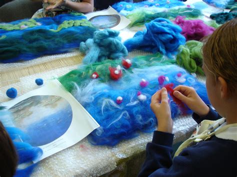 Felt Making Workshops in Schools – Gill Ferguson