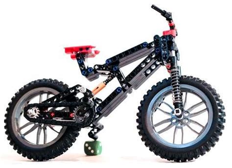 LEGO MOC Mountain Bike Full Suspension by searchoutsolute | Rebrickable - Build with LEGO