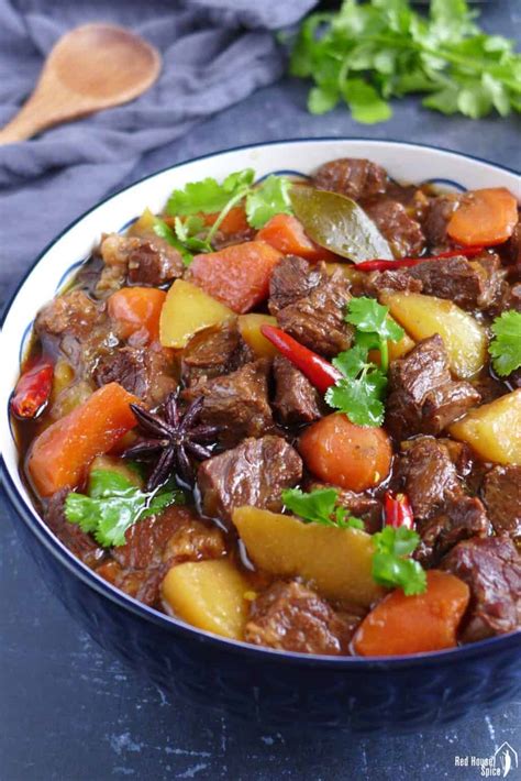 Chinese Beef Stew with Potatoes (土豆炖牛肉) - Red House Spice