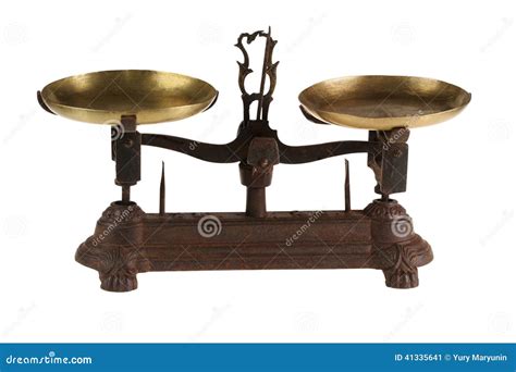 Ancient old scales stock image. Image of lever, tool - 41335641