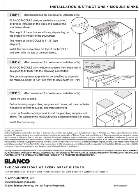 Blanco Silgranit Drain Installation Instructions - Best Drain Photos ...