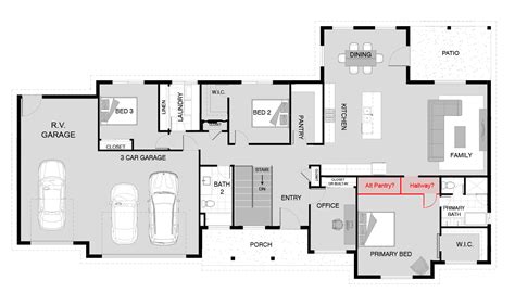 Modified Ranch from a National Builder's Plans, Feedback? : r/floorplan