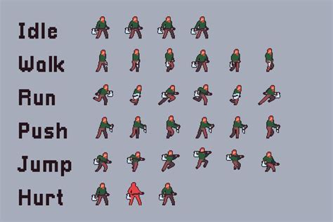 Free 3 Character Sprite Sheets Pixel Art - CraftPix.net | Pixel art characters, Pixel art, Pixel ...