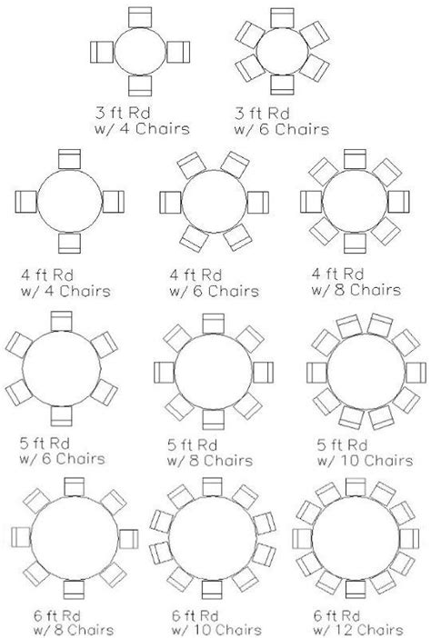 Party Center | Round Table Seating Chart Template