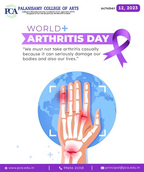 World Arthritis Day - Palanisamy College Of Arts