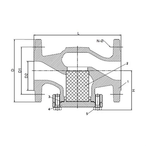 T TYPE STRAINER MODEL NST-41T - Pnosan