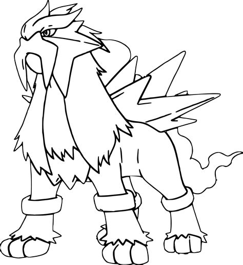 Entei Pokemon Coloring Pages Legendary Entei Pokemon Coloring Pages | The Best Porn Website