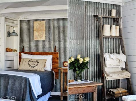 How To Creatively Use Corrugated Metal Panels In Home-Related Projects | Barn house interior ...