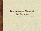 2.10: Slideshow- Instrumental Music in the Baroque - Humanities LibreTexts