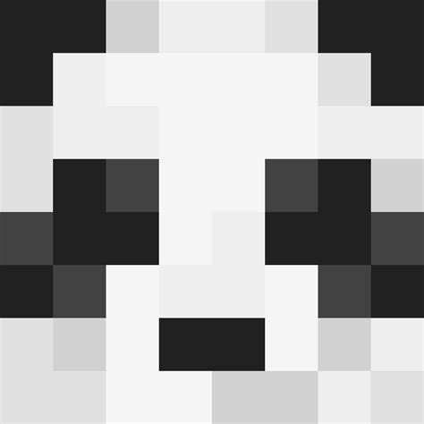 Panda Pixel Art Minecraft