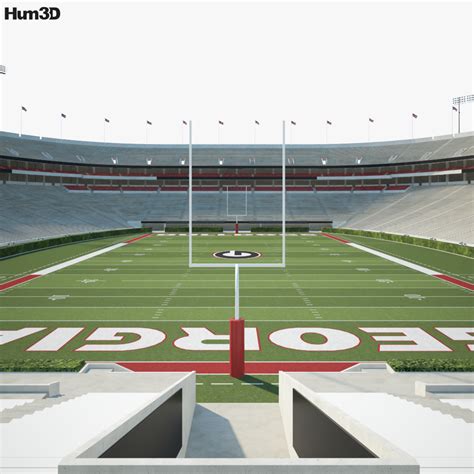 Sanford Stadium 3D model - Architecture on Hum3D