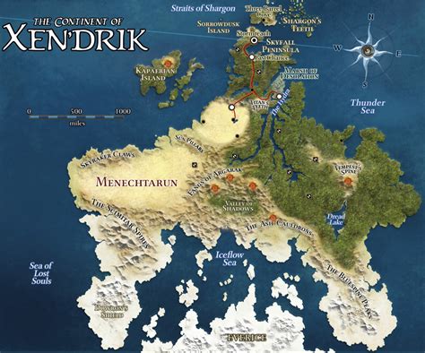 Xen'Drik Map in Eberron| World Anvil