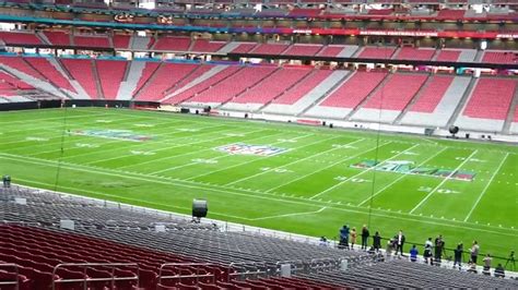 How State Farm Stadium field is prepared for the Super Bowl