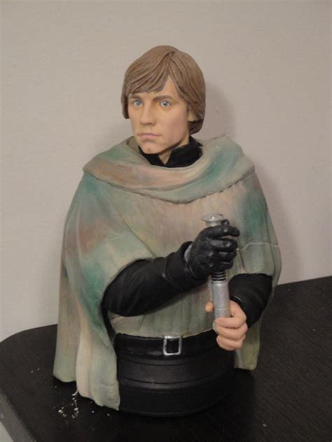 'Return of the Jedi' - Endor Luke Skywalker Bust by tjjwelch on DeviantArt