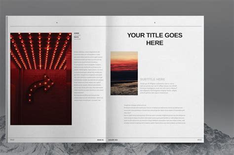 Lifestyle Magazine Template - Design Template Place