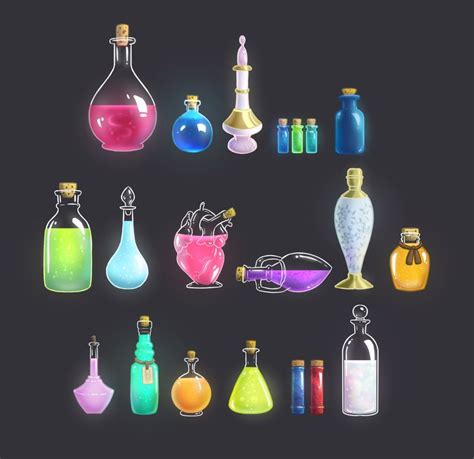 Magic Potion Bottles Collection