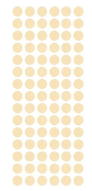 1/2& IVORY ROUND Vinyl Color Coded Inventory Label Dots Stickers MADE IN USA $1.98 - PicClick