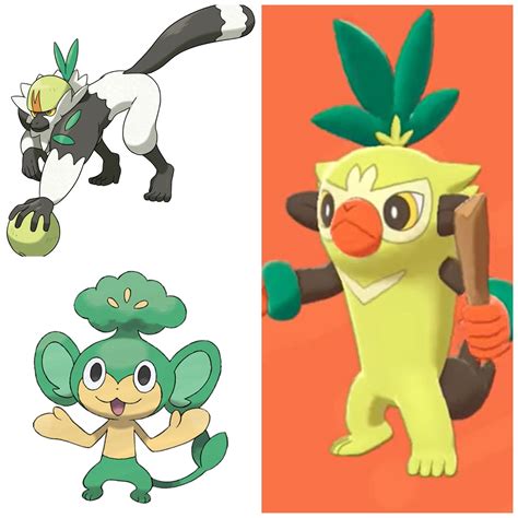 Grass monkey Pokemon. : pokemon