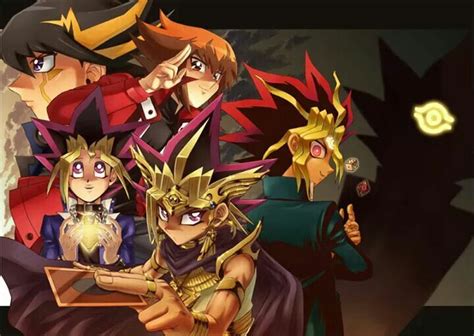 Yusei Fudo, Jaden Yuki, Yugi Muto And Yami Yugi | Yugioh, Anime, Anime images