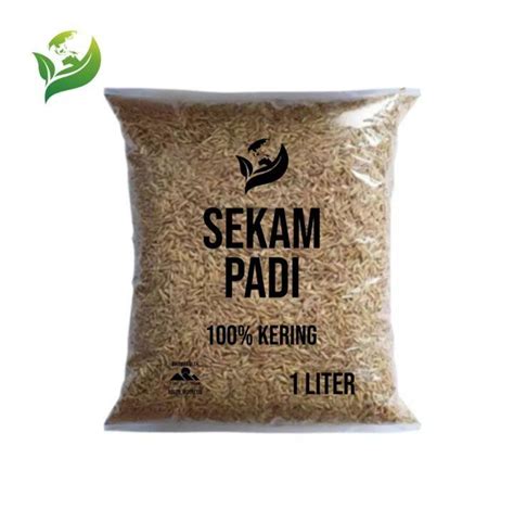 SEKAM PADI KERING ISI 1 LITER UNTUK MEDIA TANAM PARE GABAH ORGANIK/HIDROPONIK SANGAT BAIK UNTUK ...