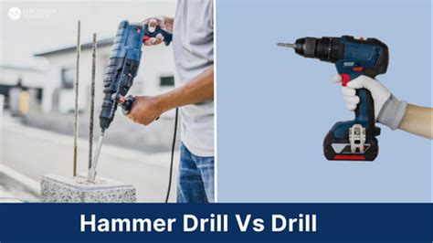 Hammer Drill Vs Drill - Benchmark Abrasives