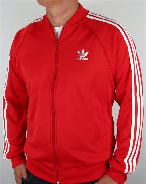 Adidas Originals Superstar Track Top Vivid Red,tracksuit,jacket,mens