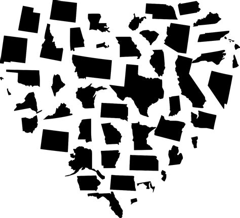 SVG > abstract united states america - Free SVG Image & Icon. | SVG Silh