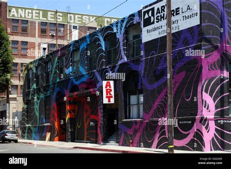 geography / travel, USA, California, Los Angeles, graffiti and mural ...