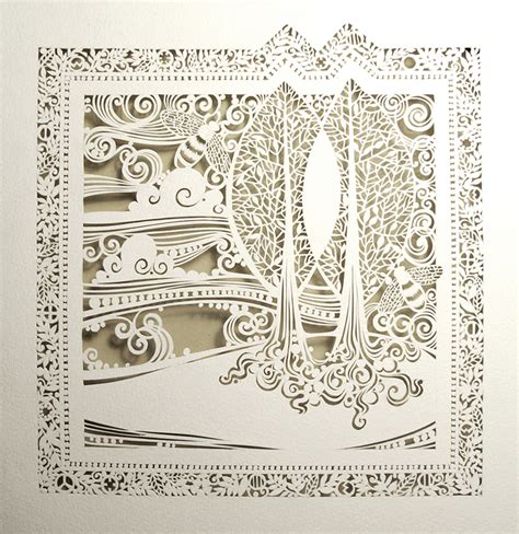 Intricate Cut Paper Designs from Sara Burgess